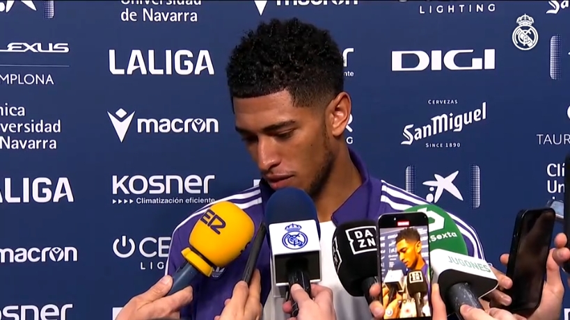  貝林厄姆：你們可以通過視頻和讀我的唇語看看，我并沒有侮辱裁判